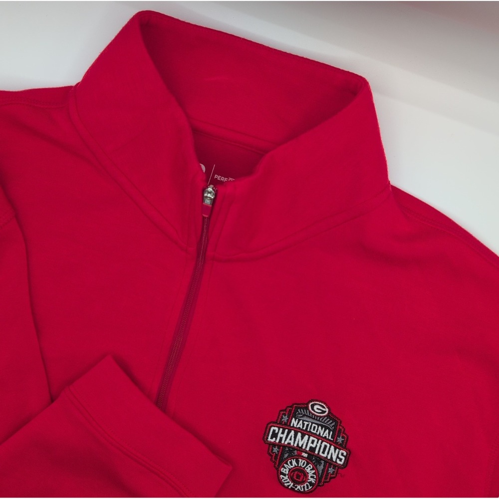 Georgia Bulldogs Onward Reserve Performance Stretch 1/4 Zip Pullover Mens XXL